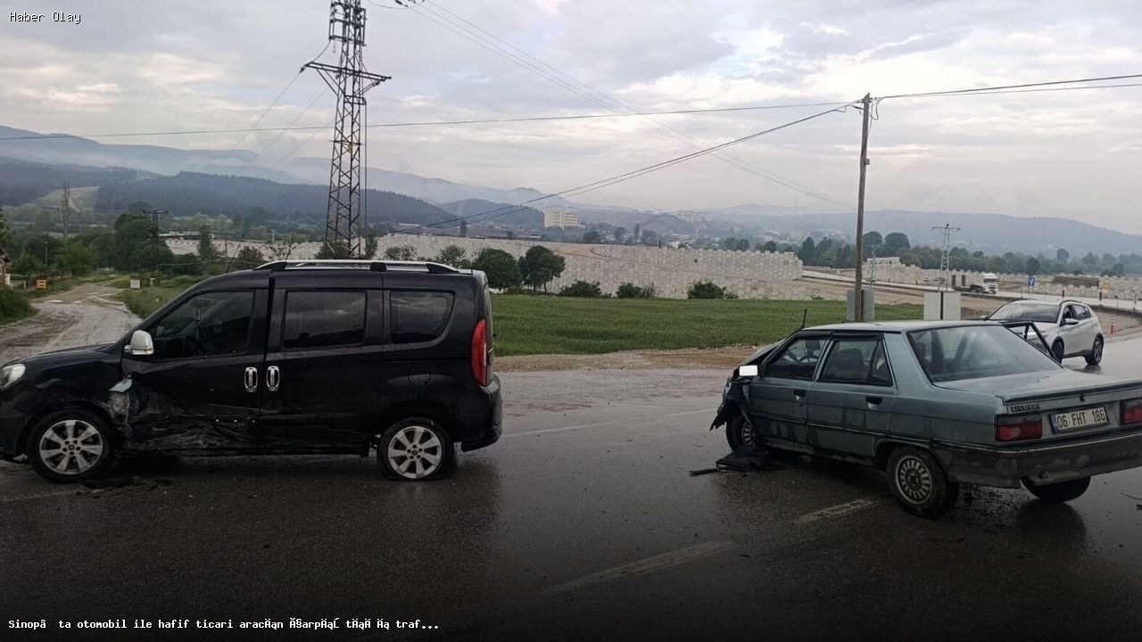 Sinop’ta Trafik Kazası: 3 Kişi Yaralandı