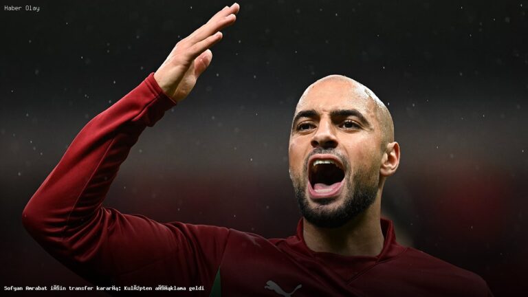 Sofyan Amrabat Transferi İçin Kulüpten Açıklama Geldi