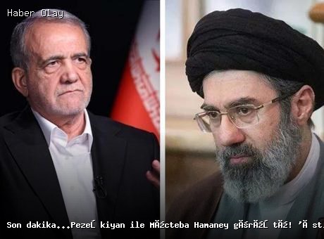 Son dakika: İran Cumhurbaşkanı Pezeşkiyan ile Hamaney görüştü