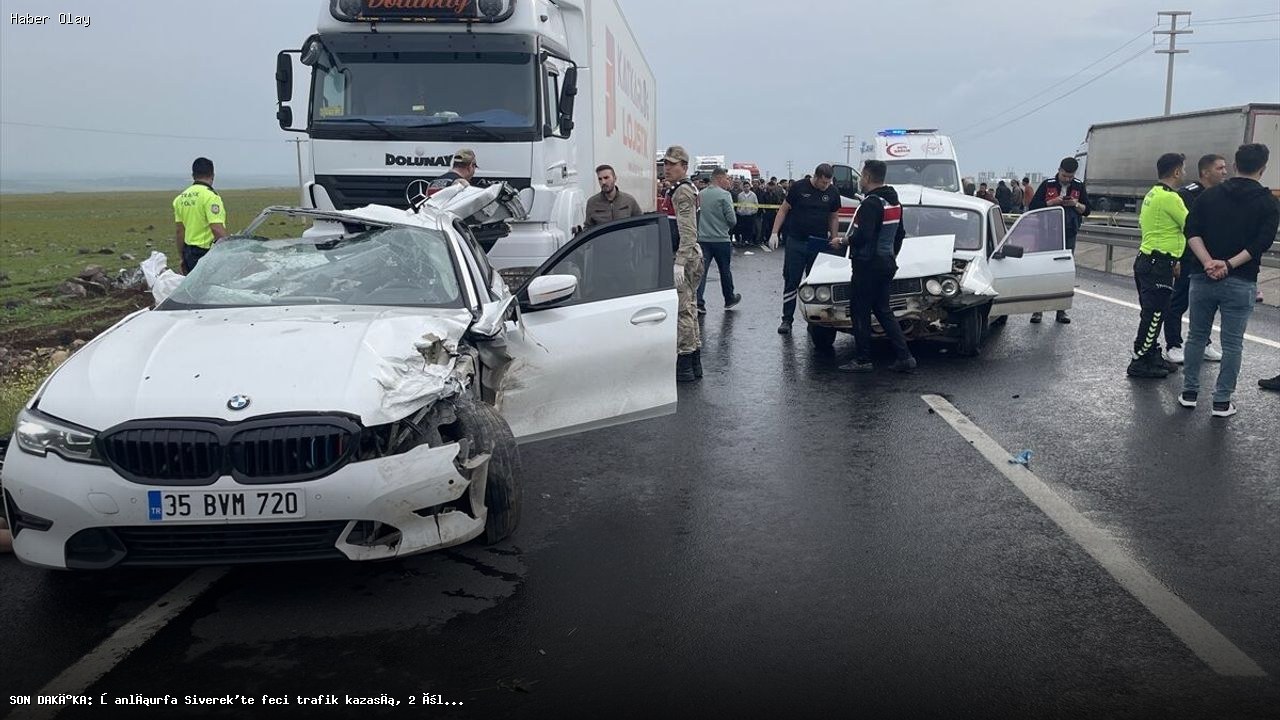 Şanlıurfa Siverek’te Feci Trafik Kazası: 2 Ölü, 2 Yaralı