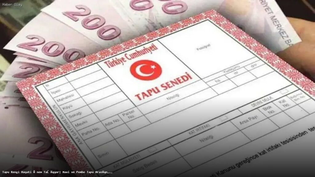 Mavi ve Pembe Tapu: Taşınmazlar Arasındaki Farklar Neler?