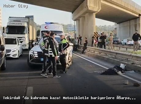 Tekirdağ’da motosiklet kazasında genç kız hayatını kaybetti