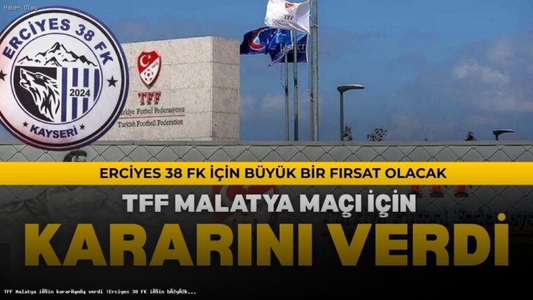 TFF’den Malatya’ya Ceza! Erciyes 38 FK İçin Fırsat Kapısı