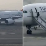THY Uçağında Duman Panik Yaratırken Yolcular Tahliye Edildi
