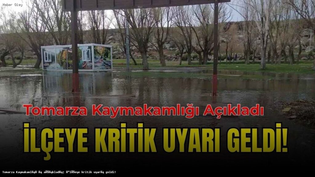 Tomarza’da Sağanak Yağış Uyarısı: Neler Olacak?