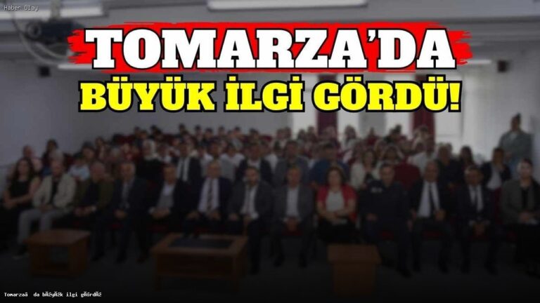 Tomarza’da Eğitim ve Değerler Programı Büyük İlgi Gördü