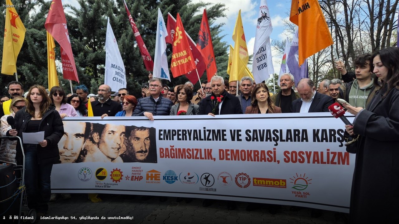 Deniz Gezmiş ve Arkadaşları Nasıl Anıldı? 54. Yıl Etkinliği