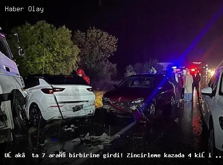 Uşak’ta 7 araç birbirine girdi! Zincirleme kazada 4 kişi öldü, 17 kişi yaralı