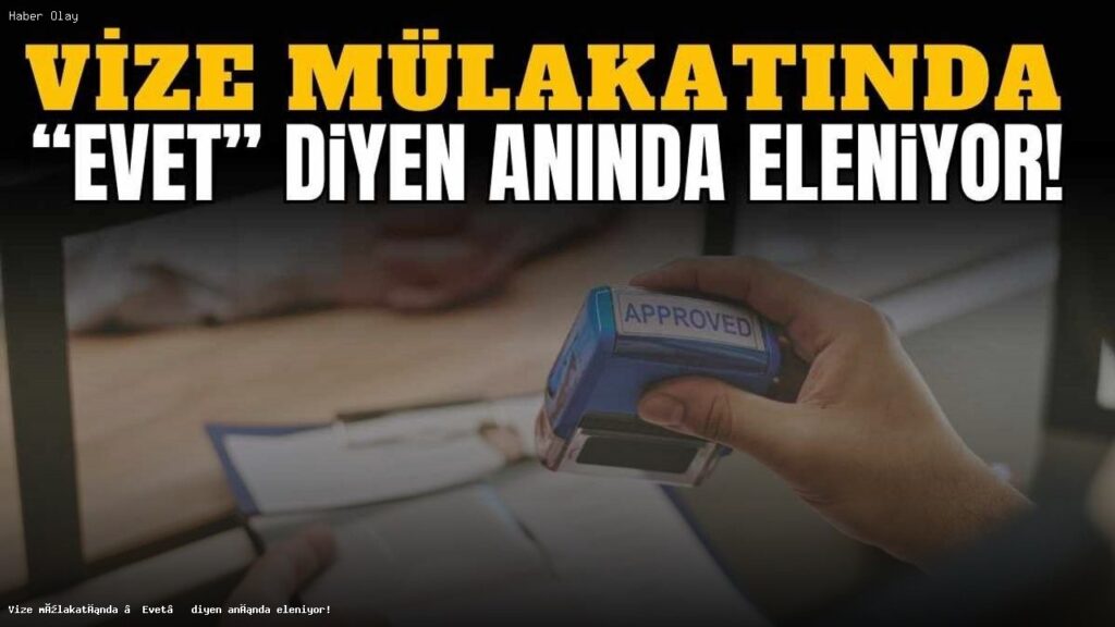 Vize Mülakatında ‘Evet’ Cevabı Neden Olumsuz Sonuçlanıyor?
