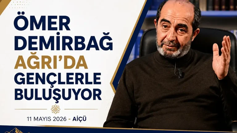 Ömer Demirbağ, Ağrı’da Gençlerle Buluşacak Etkinlik Detayları