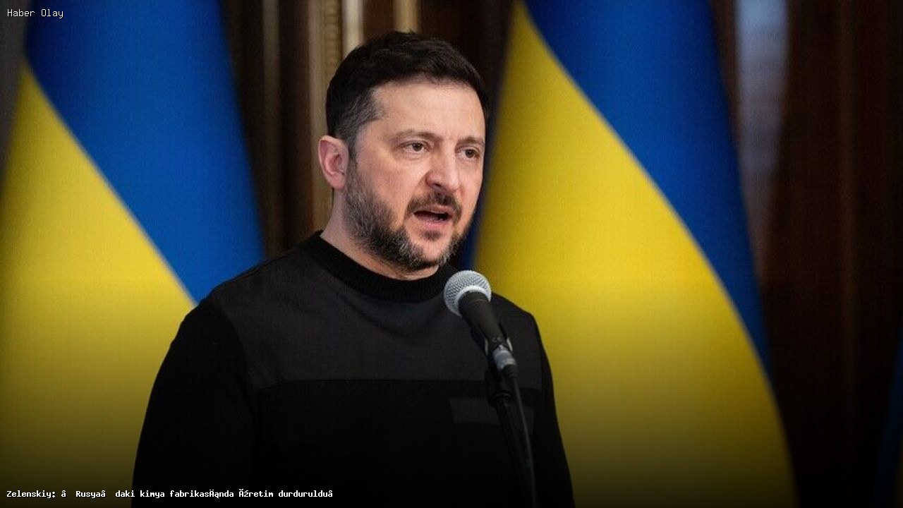 Ukrayna, Rus Kimya Fabrikasına Saldırdı: Üretim Durduruldu
